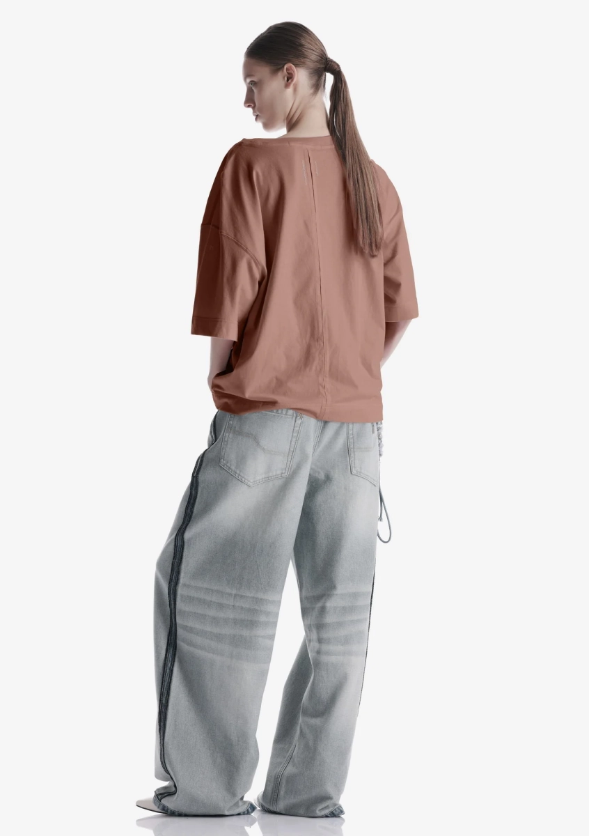 Свободная футболка KRAKATAU, цвет: ржавое дерево, Tw144-713 купить онлайн