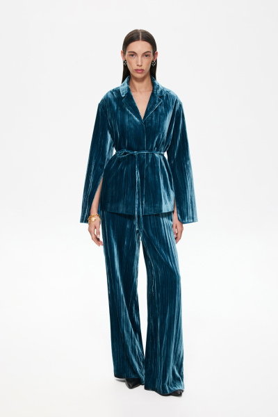 Бархатные брюки DREAMS BY ALENA AKHMADULLINA, цвет: зеленый, 225102080204342/807000 купить онлайн