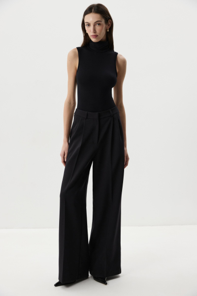 Боди с воротником-стойкой Charmstore, цвет: Черный, 217-50865-880 купить онлайн