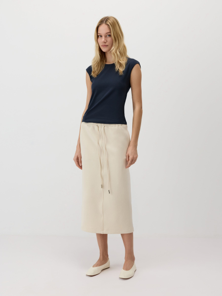 Юбка миди Conso, цвет: молочный,  купить онлайн