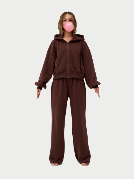 Брюки с застёжкой утепленные ONSI, цвет: chocolate,  купить онлайн