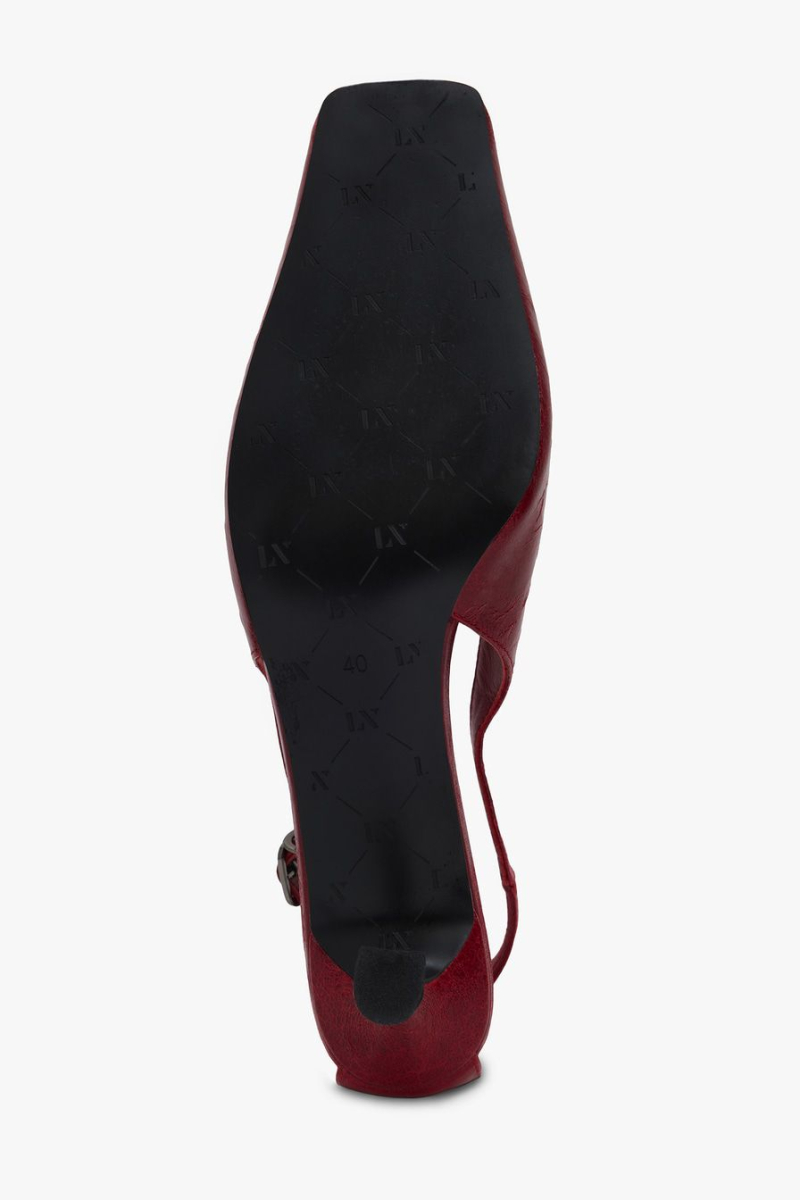 Туфли из натуральной кожи Lera Nena, цвет: красный LN.104.19228.320 купить онлайн