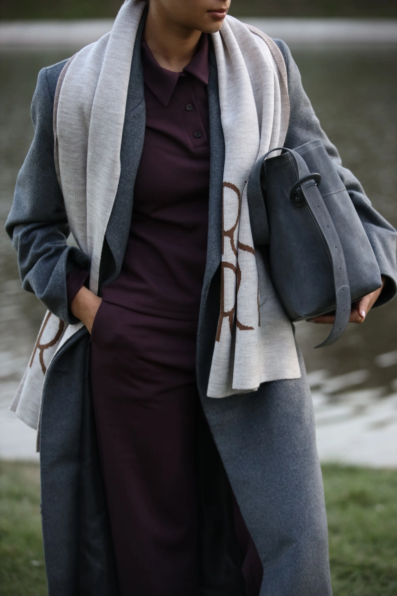 Свитшот-поло полуприлегающего кроя Ricoco, цвет: сливовый, 4084/3 купить онлайн