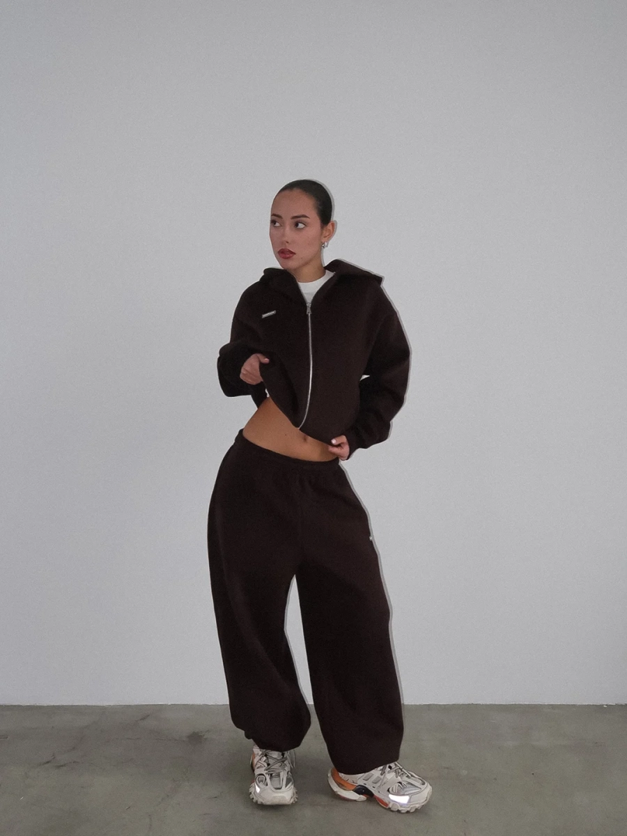 Зип худи "SOFT 3.0" MIARTLAND, цвет: коричневый, НФ-00000819 купить онлайн