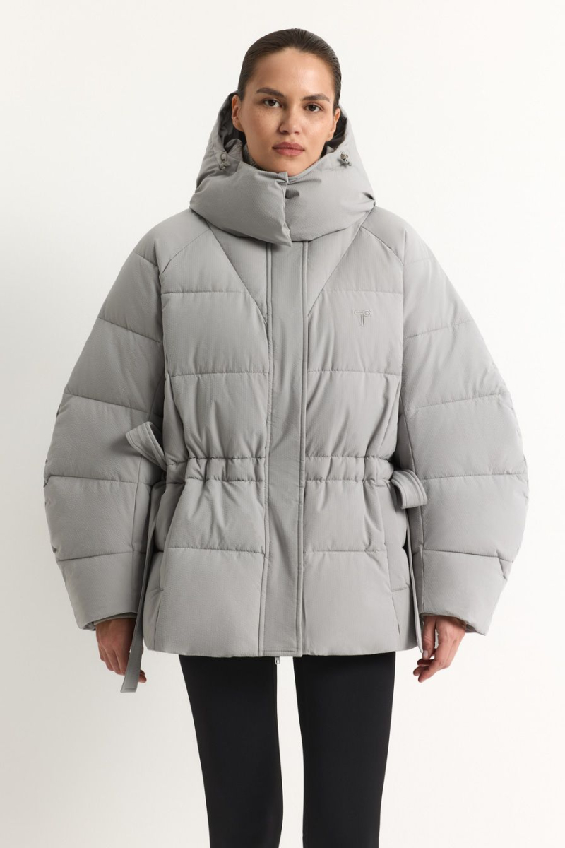 Пуховик с капюшоном TOPTOP, цвет: серый, TT.042.17963.800 купить онлайн