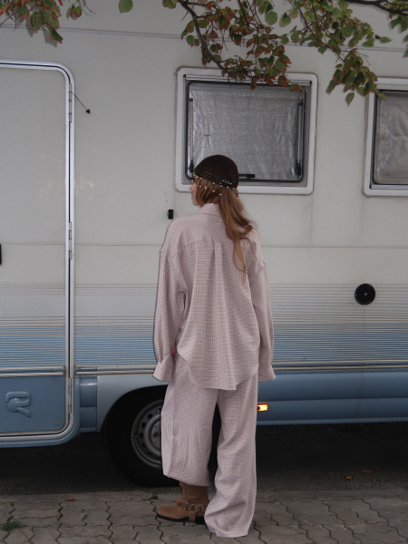 Рубашка "EASE" MIARTLAND, цвет: бежевый, НФ-00000757 купить онлайн