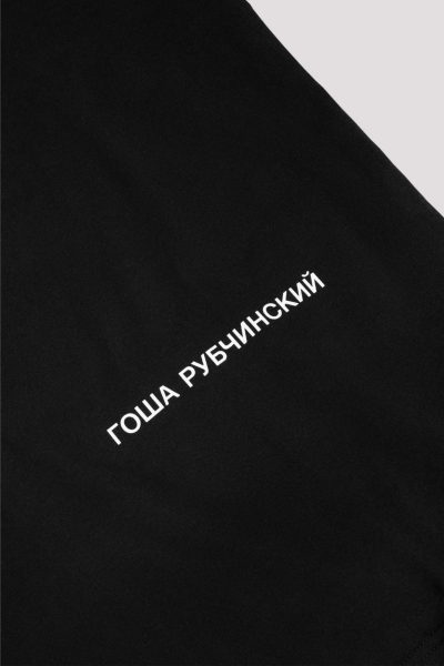 Футболка оверсайз с лого сбоку ГОША РУБЧИНСКИЙ, цвет: Черный, TSH_0205_black купить онлайн