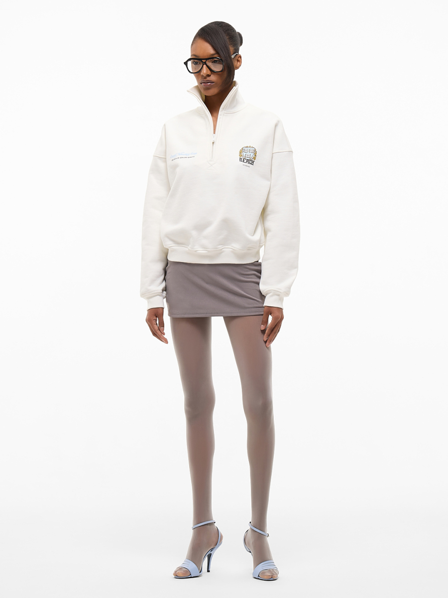 Свитшот с молнией "Истина" FRHT&OUT OF REACH, цвет: молочный, SWVRTMLK купить онлайн