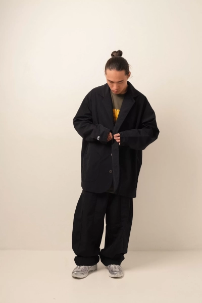 Брюки KINOMO OVERSIZE PANTS TASLAN/BLACK