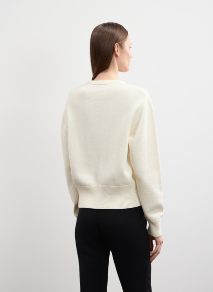 Кардиган из шерсти и хлопка ALL WE NEED, цвет: белый,  купить онлайн