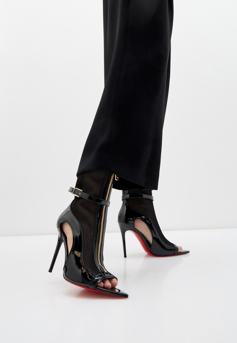 Ботильоны из натуральной кожи SBALO, цвет: Черный SHT92 купить онлайн