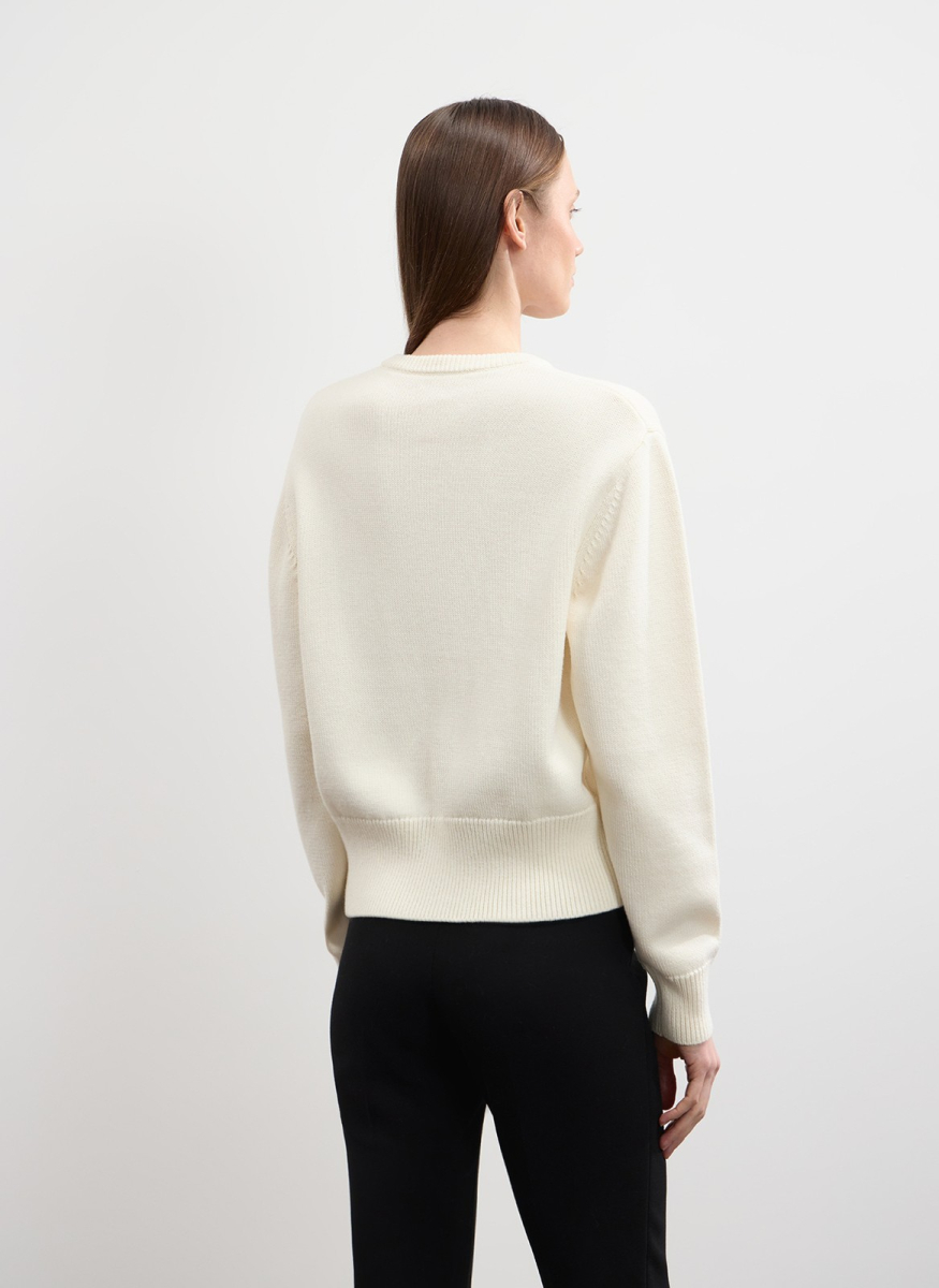 Кардиган из шерсти и хлопка ALL WE NEED, цвет: белый,  купить онлайн