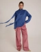 Блуза Blueberry Anmuse, цвет: синий, BL25S144-BBY со скидкой купить онлайн