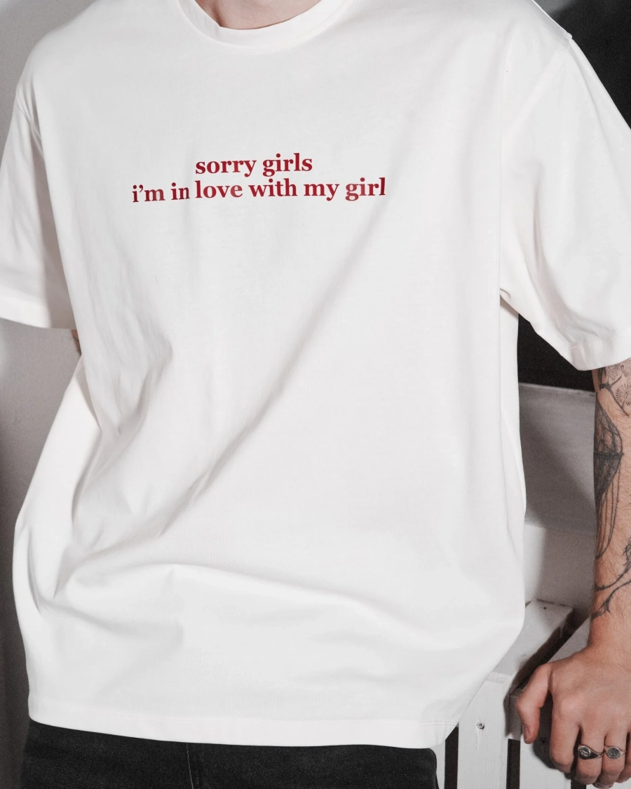 Футболка с принтом YONSRU, цвет: белый,  купить онлайн