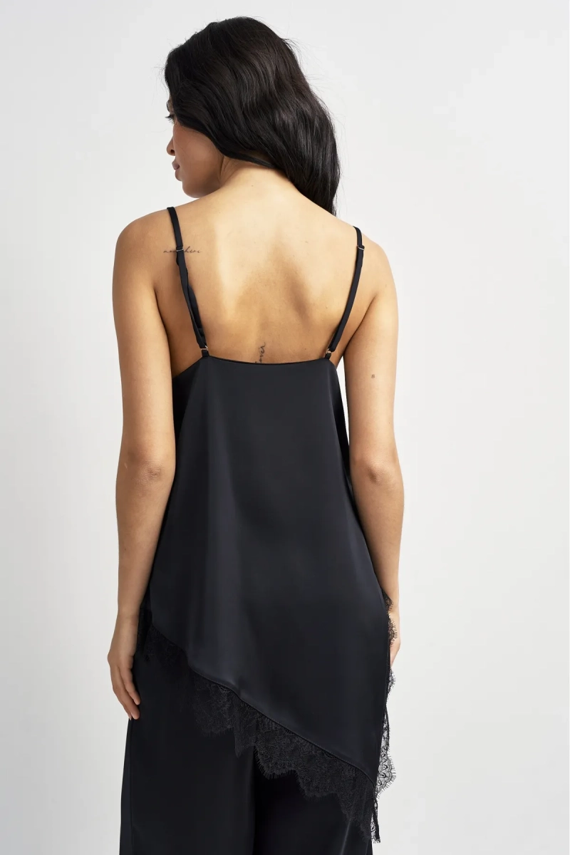 Топ с кружевом Erist store, цвет: Черный, НФ-00003473 купить онлайн