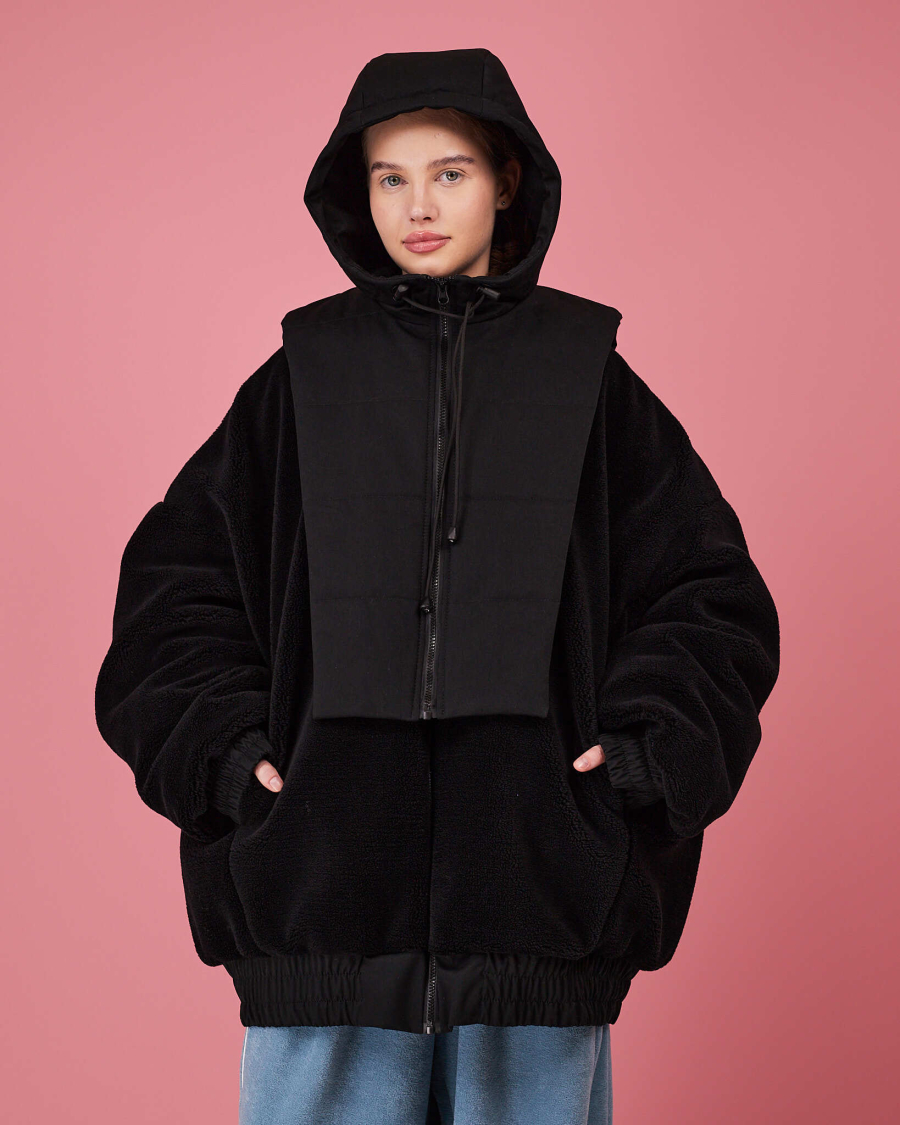 Бомбер с манишкой TABOO, цвет: Черный, BrManBl купить онлайн