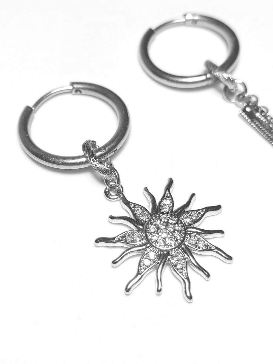 Серьги "Солнце" NIN • S • SR-8 купить онлайн