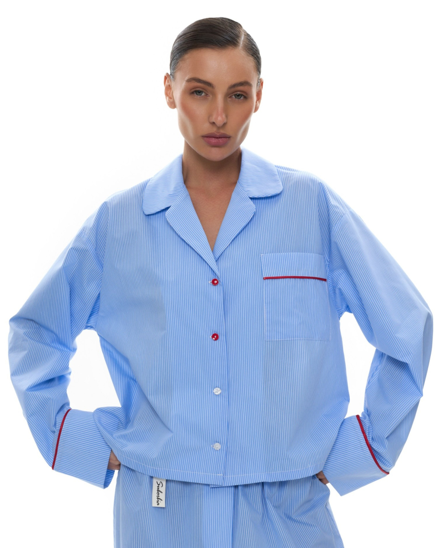 Пижама MAISON NY25 Suborbia, цвет: blue, 006374 купить онлайн