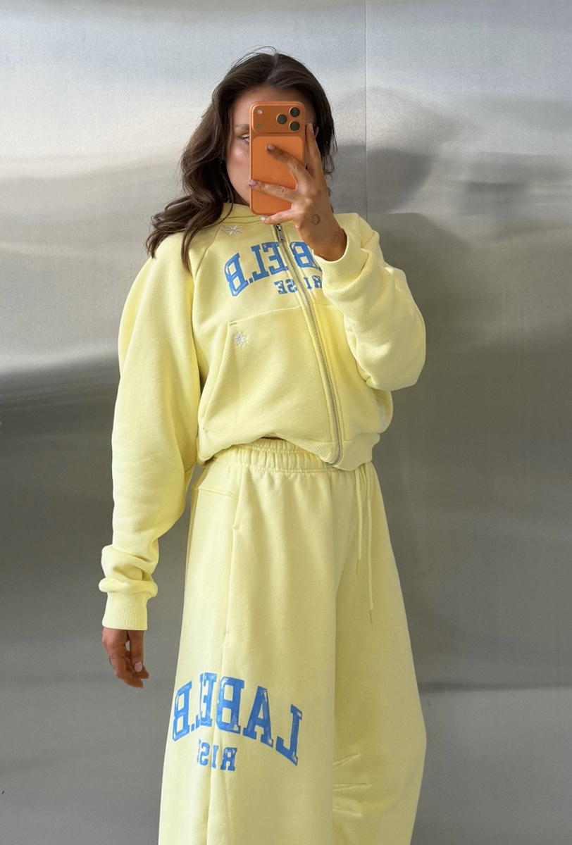 Брюки спортивные Label .B, цвет: Желтый,  купить онлайн