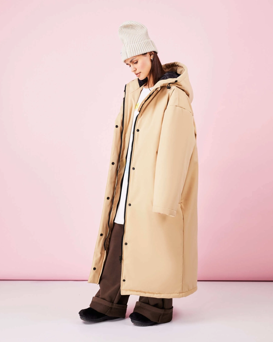 Плащ "Идеальный тренч" TABOO, цвет: бежевый, PLIT купить онлайн