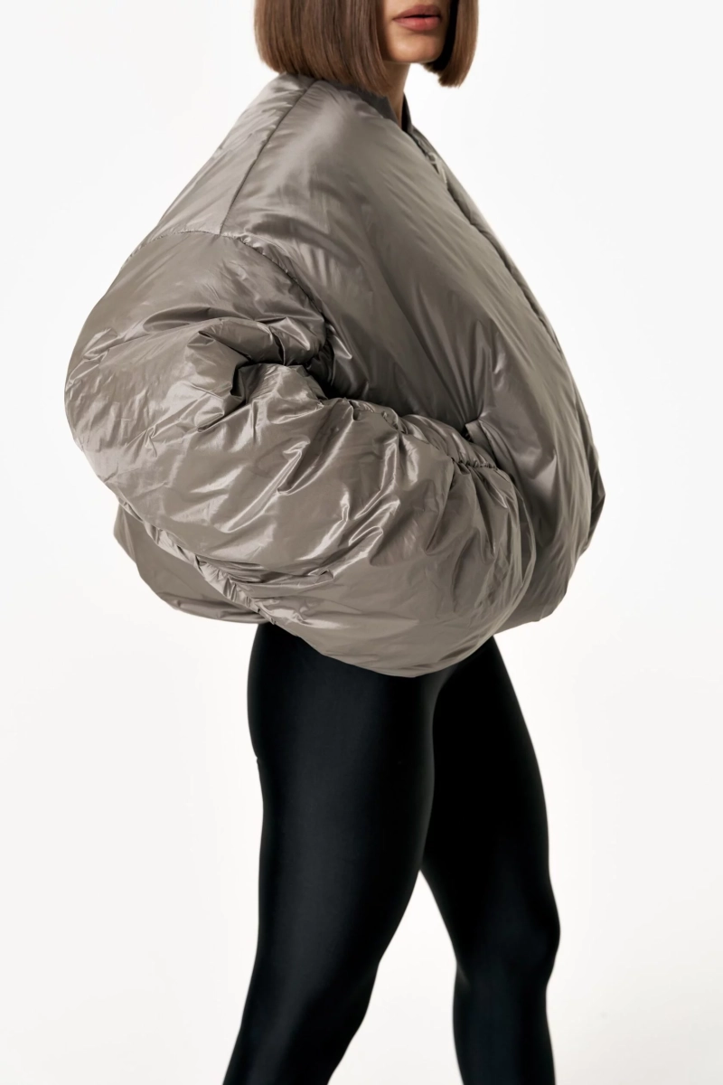 Бомбер AIRBAG STEEL YONS, цвет: серый,  купить онлайн