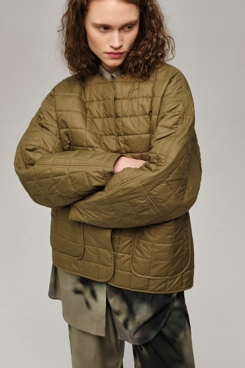 Двухсторонняя куртка UNKE, цвет: хаки, 2502JK001C_KH купить онлайн