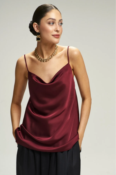 Топ на тонких бретелях Wine