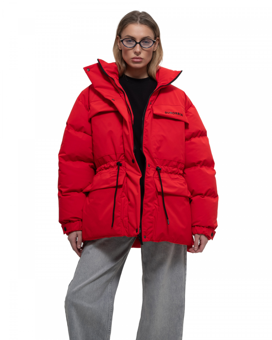 Пуховик OUR Suborbia, цвет: RED, 04114 купить онлайн