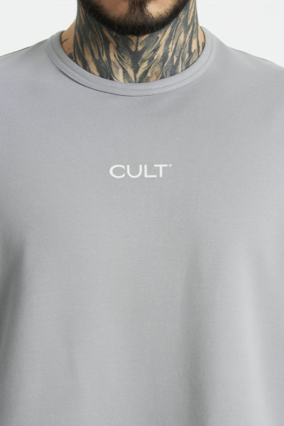 Футболка Base CULT, цвет: серый,  купить онлайн