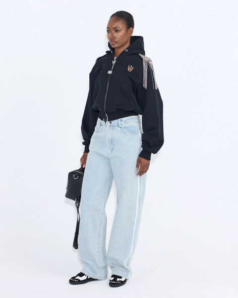 Джинсы с лампасами ASIA ST 71, цвет: серый,  купить онлайн