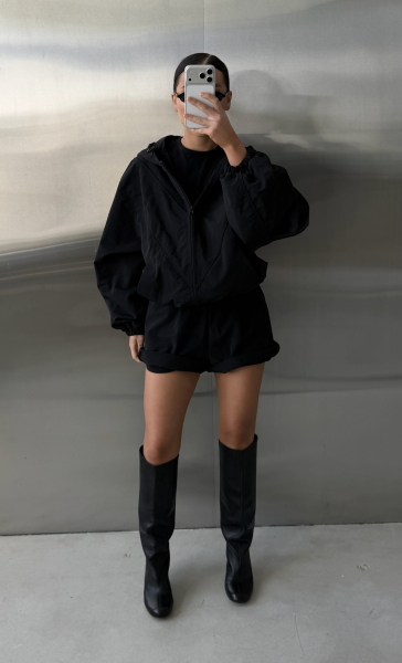 Ветровка с капюшоном Label .B, цвет: Черный, Jc.01.5.3659/2BLC купить онлайн