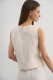 Жилет льняной Pearl PURE LINEN, цвет: жемчуг,  купить онлайн