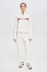 Джоггеры на узкой резинке F/W 24/25 Label .B, цвет: WHITE, Pt.11.3.2133.1124WH купить онлайн