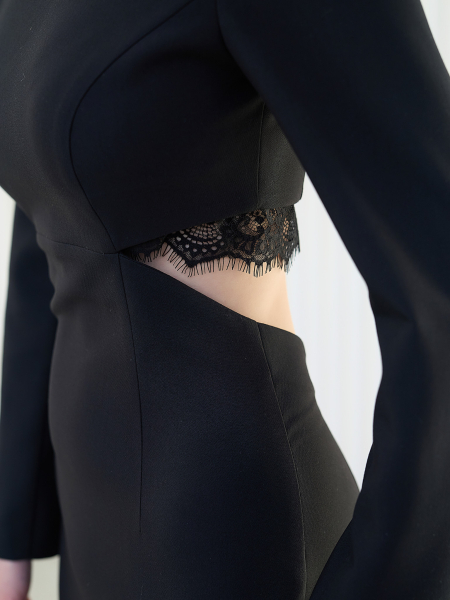 Платье карандаш с вырезами на талии I.B.W., цвет: Черный, ED062 купить онлайн