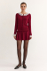 Юбка из смесовой вискозы TOPTOP, цвет: Бордовый, TT.070.17943.330 купить онлайн