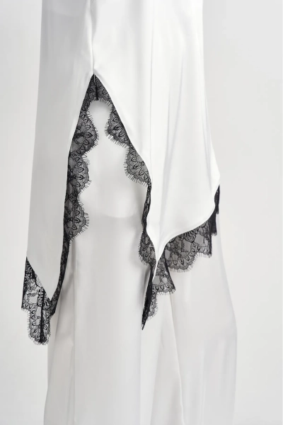 Топ с кружевом Erist store, цвет: белый, НФ-00003474 купить онлайн