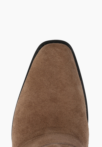 Сапоги на каблуке из натуральной замши SBALO, цвет: бежевый SHT82-1 купить онлайн