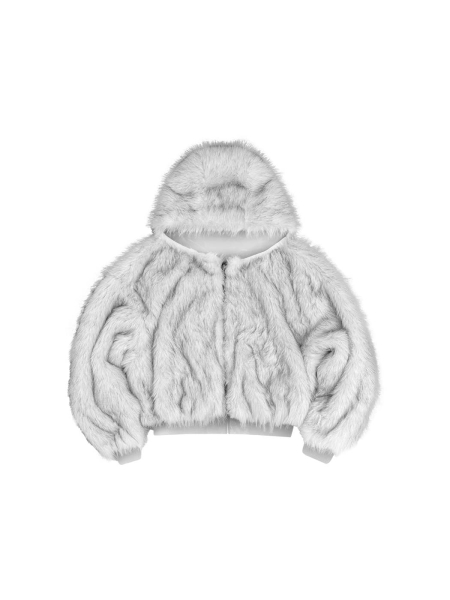 Бомбер «Пушистый» СЕЗОН СЛАВЫ, цвет: белый, 1709FL111103 купить онлайн