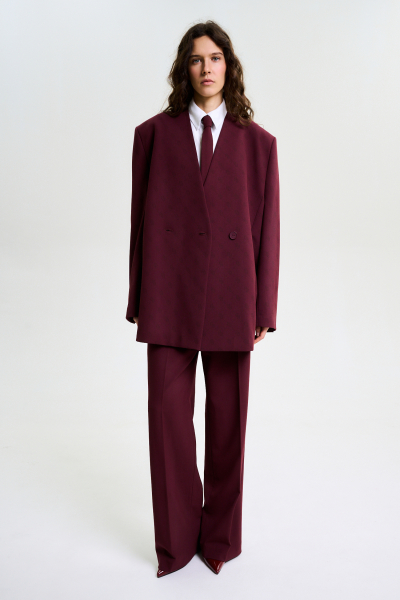Пиджак без лацканов с паттерном BURGUNDY Label .B, цвет: Бордовый, Jc.30.4.0321.0225/2BRD купить онлайн
