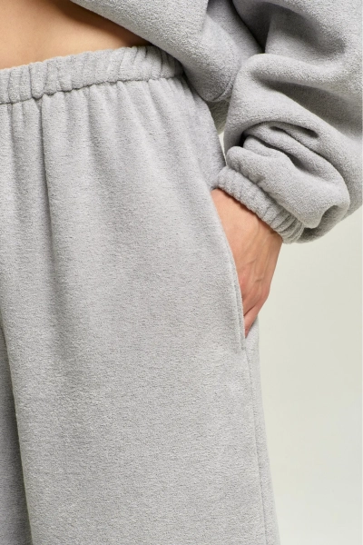 Брюки из плюша с начесом Grey Erist store, цвет: серый, НФ-00002860 купить онлайн
