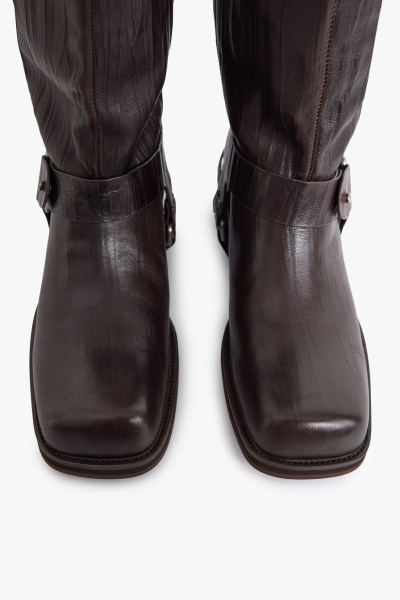 Сапоги из натуральной кожи Lera Nena, цвет: коричневый LN.402.18148.700 купить онлайн