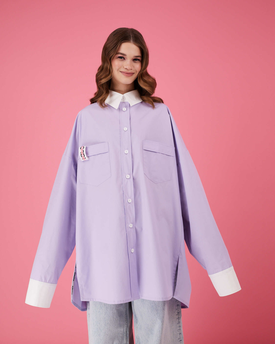 Рубашка макси оверсайз #22