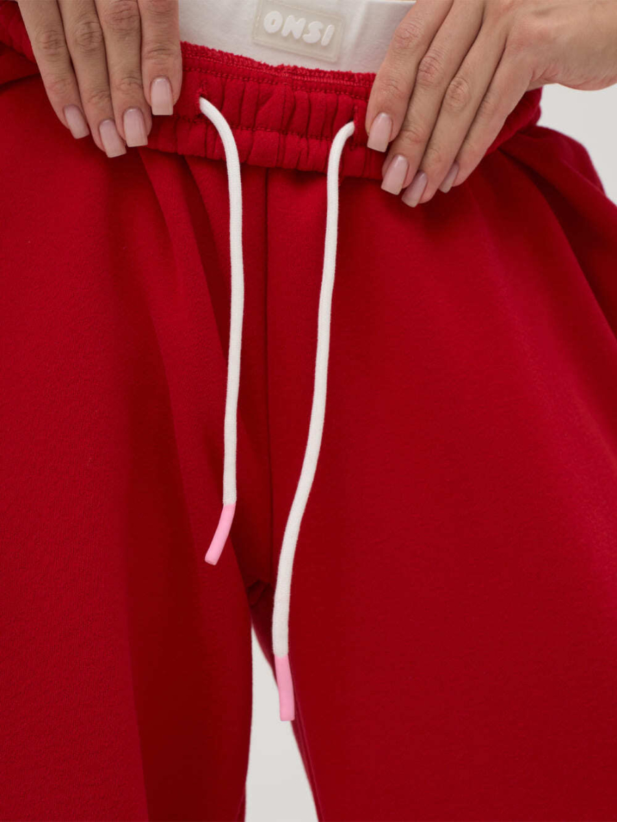 Брюки с застёжкой утепленные ONSI, цвет: RED,  купить онлайн