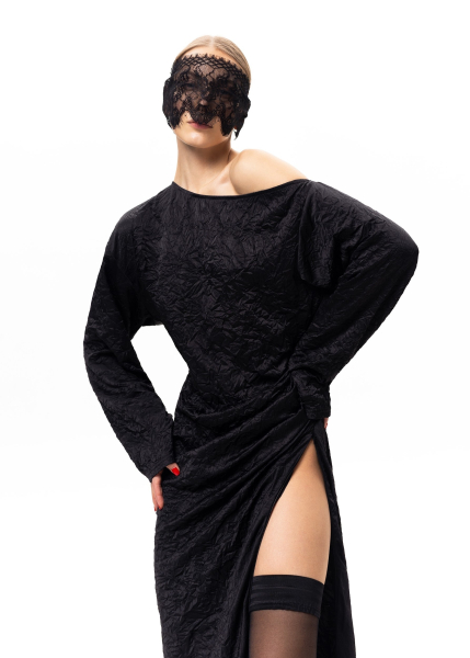 Платье тишью ASYA SEMYONOVA, цвет: black, 00-00002432 купить онлайн