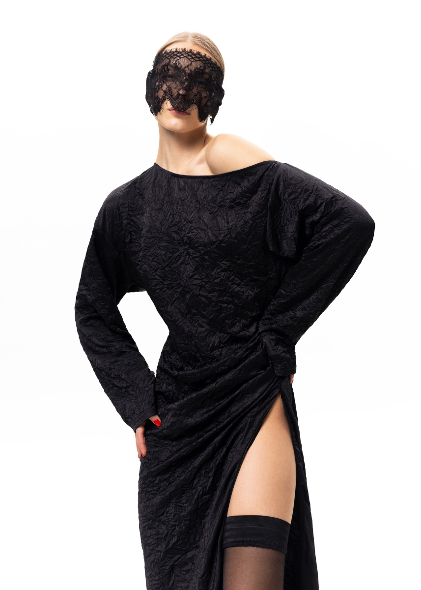 Платье тишью ASYA SEMYONOVA, цвет: black, 00-00002432 купить онлайн