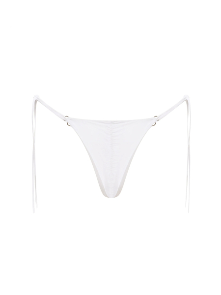 Плавки на завязках "Атола" I WANT BIKINI, цвет: белый  купить онлайн