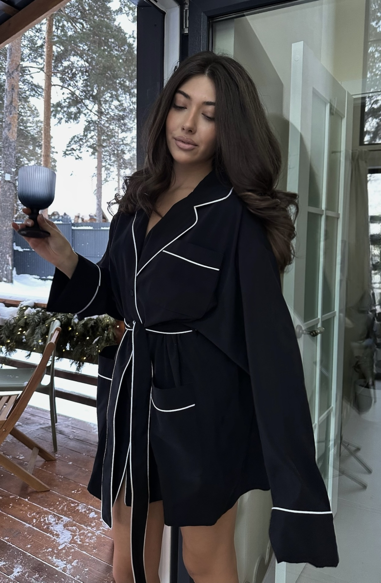 Рубашка пижамная BLACK Label .B, цвет: black, Тp.06.4.10BLC купить онлайн