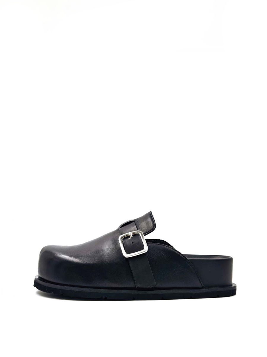 Сабо из натуральной кожи