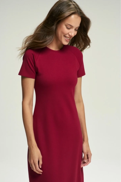 Платье Basic Wine Erist store, цвет: Бордовый, НФ-00002706 купить онлайн