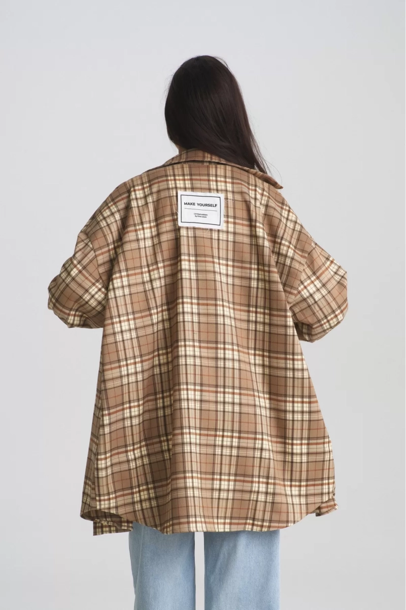 Рубашка в клетку Beige